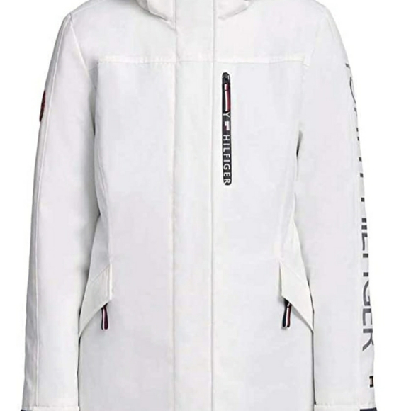 tommy hilfiger 3 in 1 jacket women's white